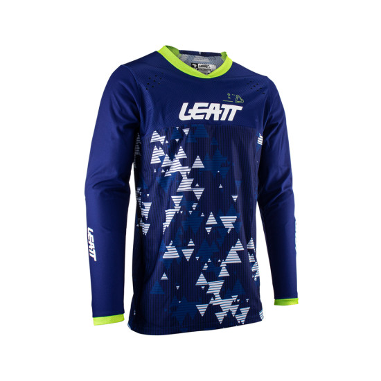 LEATT (2023) shirt MOTO 4.5 ENDURO JERSEY BLUE color dark blue size M