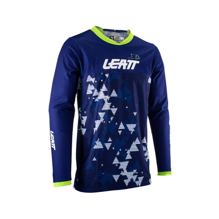 LEATT (2023) shirt MOTO 4.5 ENDURO JERSEY BLUE color dark blue size M