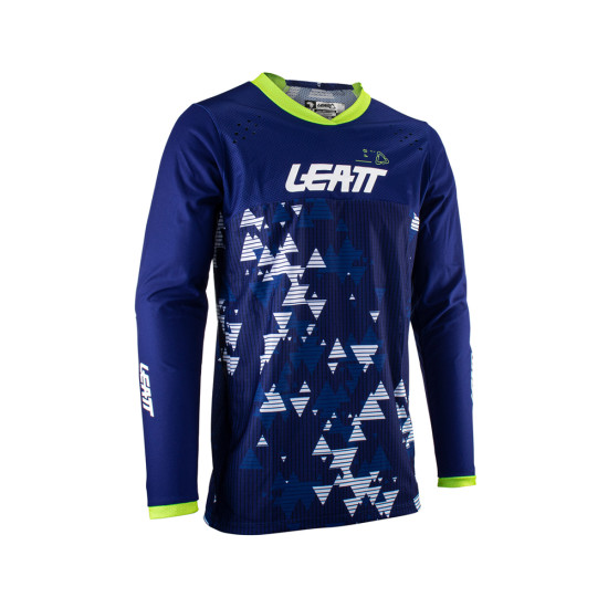 LEATT (2023) shirt MOTO 4.5 ENDURO JERSEY BLUE color dark blue size XL