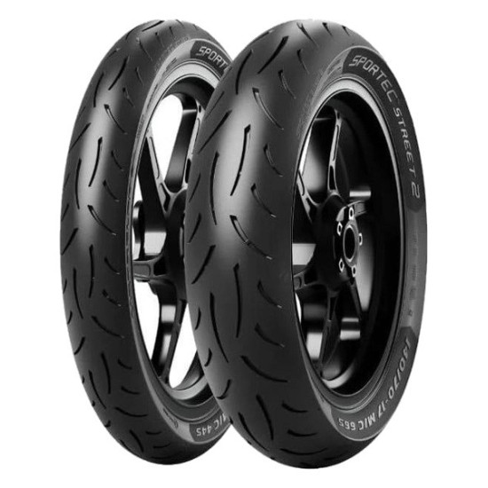 PADANGA METZELER 100/80-14 SPORTEC STREET 2 48S TL M/C PRIEKINĖ / GALINĖ DOT 25/2024