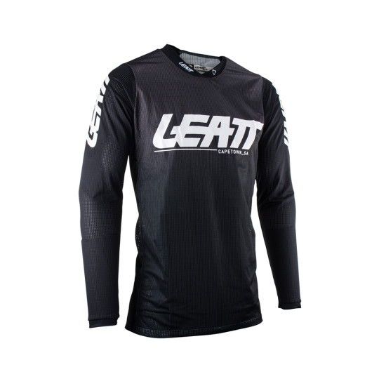 LEATT (2023) shirt MOTO 4.5 X-FLOW JERSEY BLACK color black size M