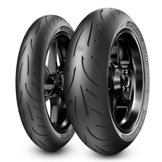 METZELER TIRE 140 / 70R17 SPORTEC M9 RR 66H TL M / C REAR DOT 12 / 2024