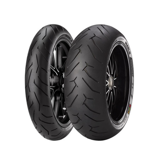 PIRELLI TIRE 180 / 55ZR17 DIABLO ROSSO II (73W) TL M / C REAR DOT 05-41 / 2025