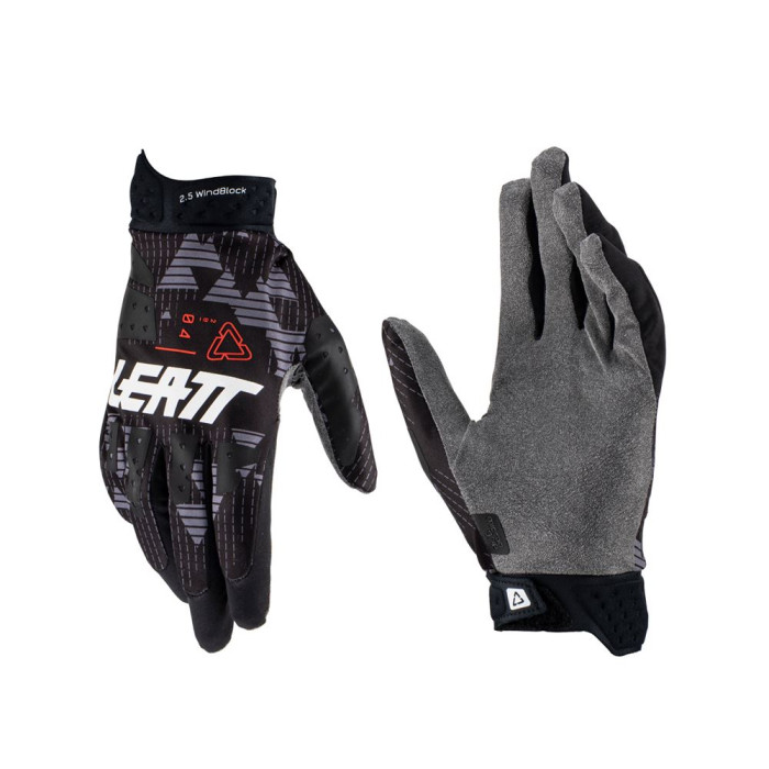 LEATT (2023) gloves MOTO 2.5 WINDBLOCK GLOVE BLACK color black/dark gray size L
