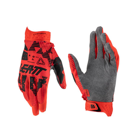 LEATT (2023) pirštinės MOTO 2,5 WINDBLOCK GLOVE RED spalva raudona/juoda dydis XL