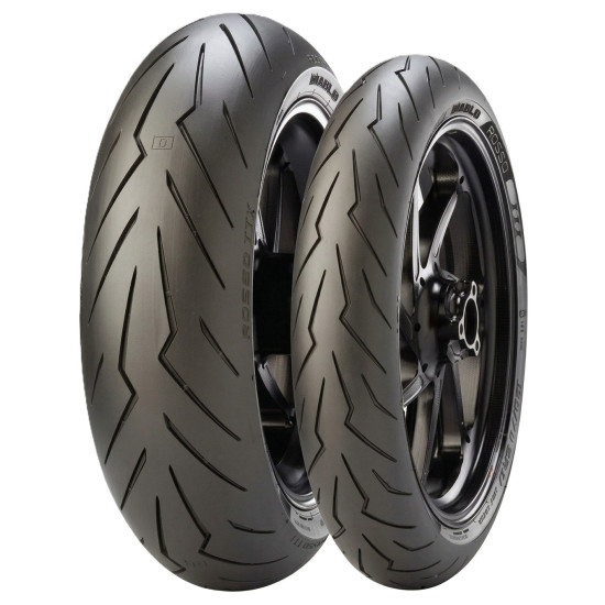 PIRELLI TIRE 150 / 60R17 DIABLO ROSSO III 66H TL M / C REAR DOT 03 / 2025