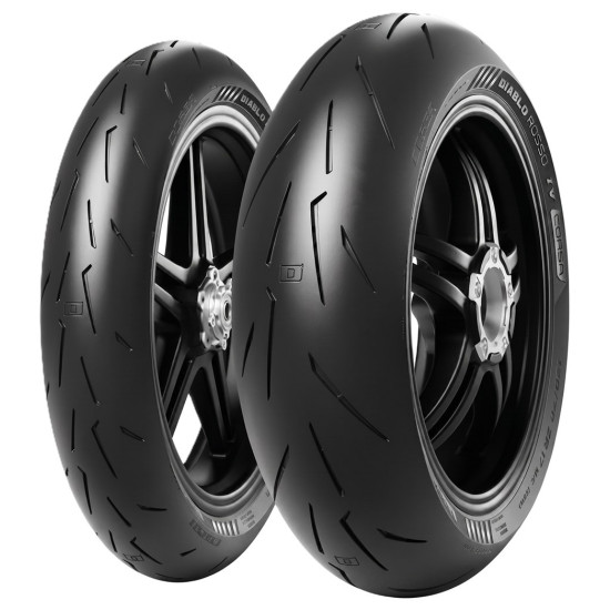 PIRELLI TIRE 180 / 60ZR17 DIABLO ROSSO IV CORSA (75W) TL M / C REAR DOT 25 / 2025