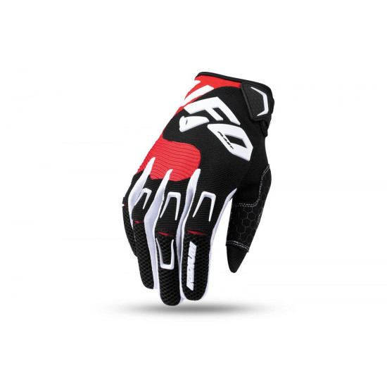 UFO 2022/10 gloves IRIDIUM CROSS / E-BIKE color black red size XL - UFO collection 2023