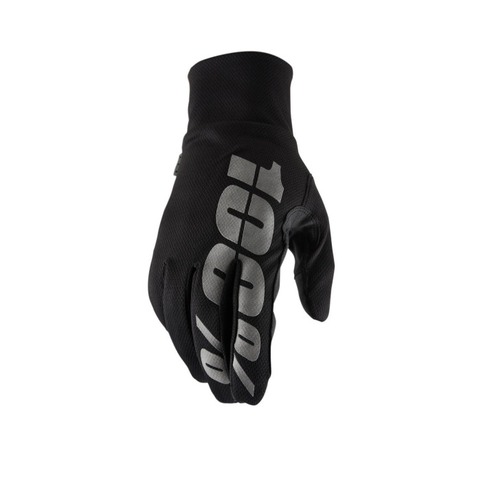 100 PERCENT (2022) gloves CROSS/ENDURO model HYDROMATIC BLACK (WATERPROOF) color black size L old code: 10011-001-12
