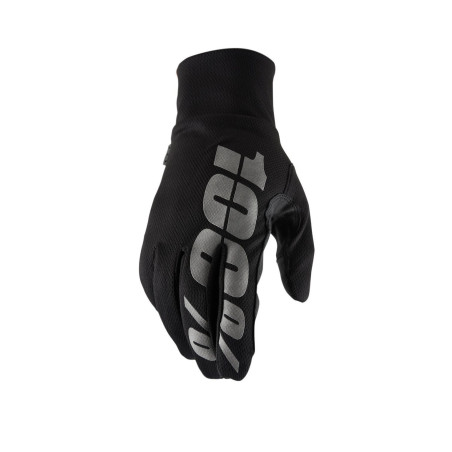 100 PERCENT (2022) gloves CROSS/ENDURO model HYDROMATIC BLACK (WATERPROOF) color black size L old code: 10011-001-12