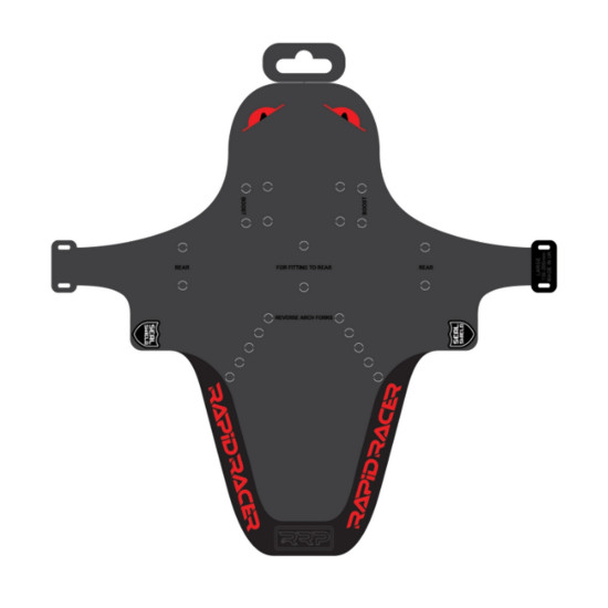 RAPID SALE RACER PRODUCT RRP ENDUROGUARD LARGE BICYCLE FENDER BLACK/RED