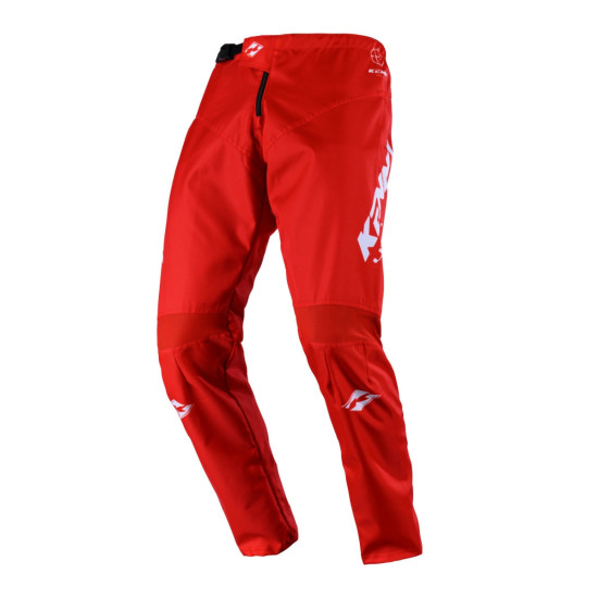 KENNY RACING MTB CYCLING PANTS ELITE RED COLOUR RED / WHITE SIZE M (32)