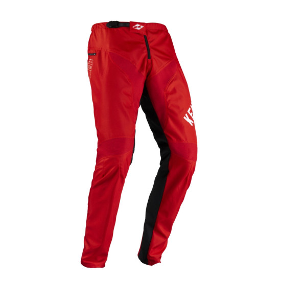 KENNY RACING MTB CYCLING PANTS ELITE RED COLOUR RED / WHITE SIZE XL (36)