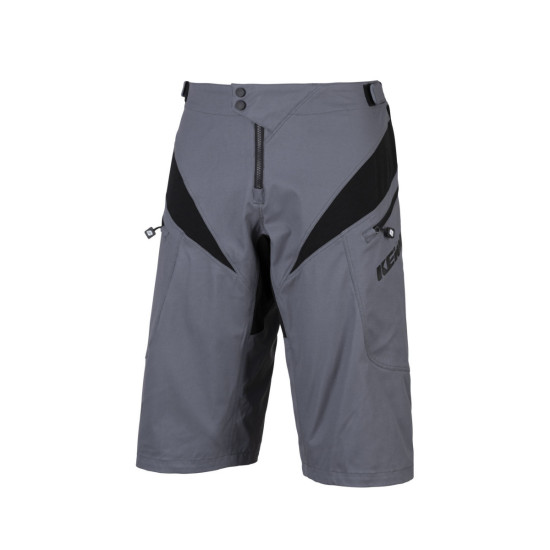 KENNY RACING MTB CYCLING SHORTS ENDURO GREY COLOUR GRAY / BLACK SIZE 30 (S)
