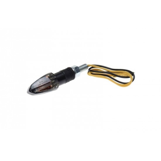 Universal turn, black, with tinted glass