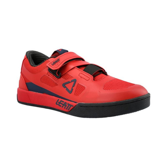LEATT CYCLING SHOES 5.0 CLIP (SPD) SHOE CHILLI COLOR RED SIZE 43 / 27 cm