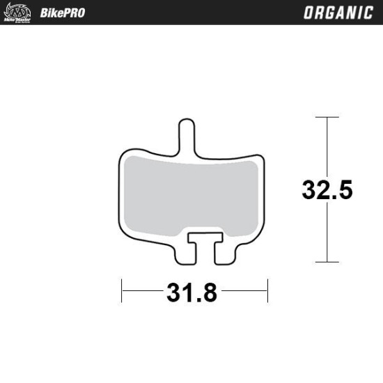 MOTO-MASTER SALE BIKE PRO ORGANIC BICYCLE BRAKE PADS FITS PROMAX IMPERIAL DX04, HAYES HFX-MAG, HFX-9,MX-1