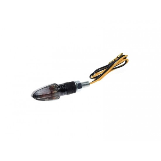 Universal turn signal, carbon, tinted glass
