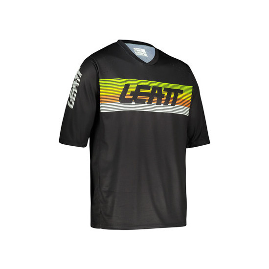 LEATT MTB ENDURO 3.0 DVIRAČIŲ MARŠKINĖLIAI, JUODI, S DYDIS