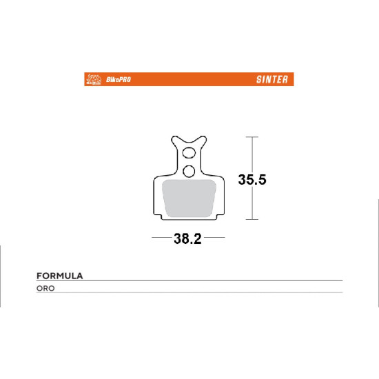 MOTO-MASTER SALE BIKE PRO BICYCLE BRAKE PADS SINTER METALLIC FITS FORMULA ORO