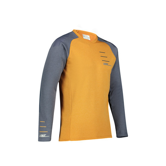 LEATT MTB CYCLING JERSEY ALLMTN 5.0 JERSEY RUST COLOR RUST/GRAY SIZE S