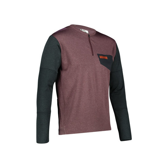 LEATT MTB TRAIL 4.0 JERSEY MALBEC PURPLE/BLACK SIZE M
