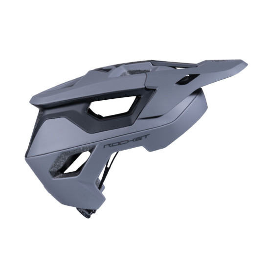 KENNY RACING MTB CYCLING HELMET MODEL ROCKET GREY COLOR GRAY / BLACK SIZE M (57 - 58 CM)