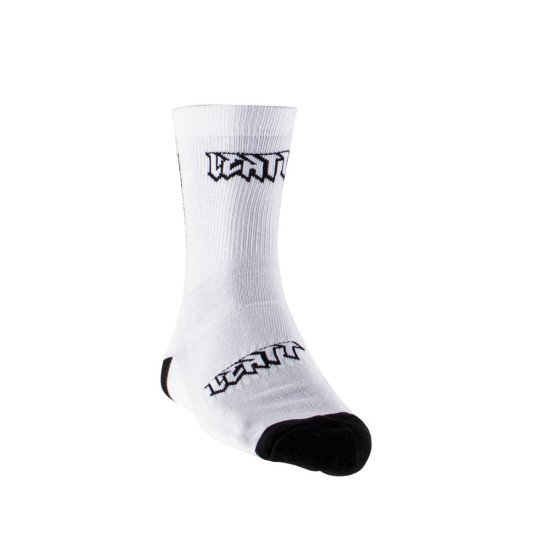 LEATT CYCLING SOCKS MTB SOCKS ZOMBIE COLOR WHITE SIZE L / XL (43-48)