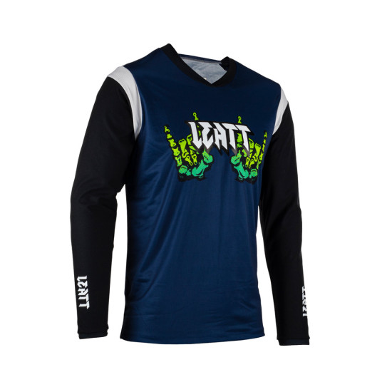 LEATT MTB GRAVITY 3.0 ZOMBIE MTB MARŠKINĖLIAI, MĖLYNI, S DYDIS