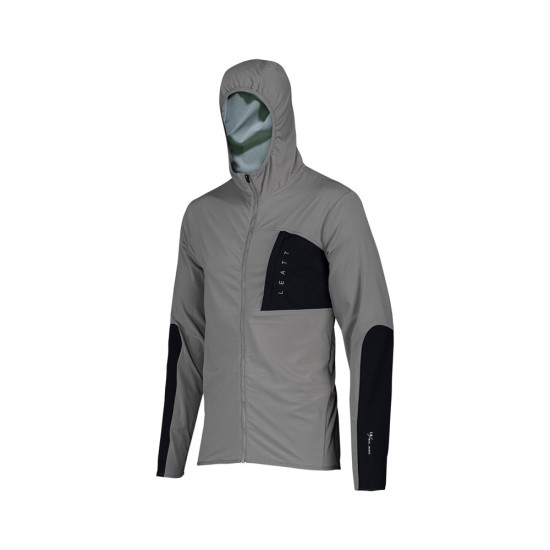 LEATT MTB TRAIL 1.0 JACKET GRANITE COLOR GREY / BLACK SIZE M