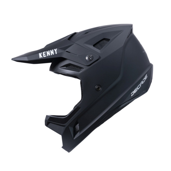 KENNY RACING MTB CYCLING HELMET DECADE SOLID MATT BLACK COLOR BLACK SIZE XL (MIPS)