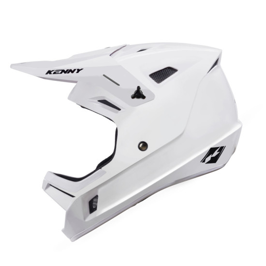 KENNY RACING MTB CYCLING HELMET DECADE GRAPHIC SOLID WHITE SIZE M (MIPS)