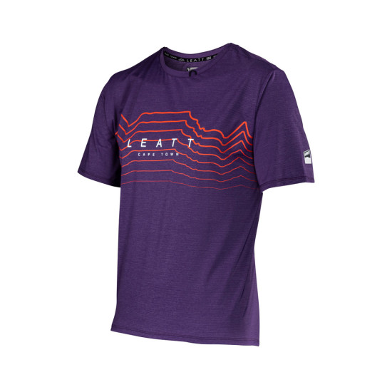 LEATT MTB TRAIL 1.0 X-FLOW JERSEY VELVET PURPLE SIZE S