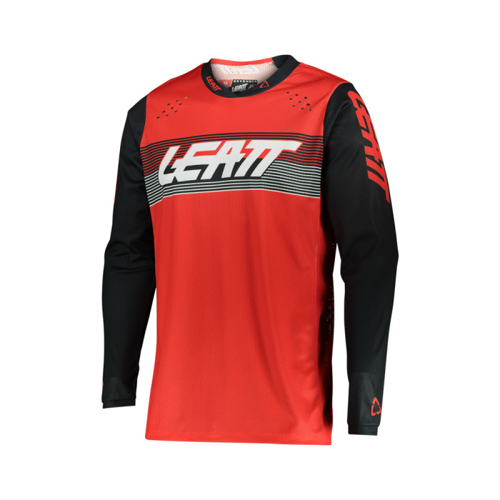 LEATT (2022) marškinėliai JERSEY 4,5 LITE RED spalva raudona/juoda dydis S