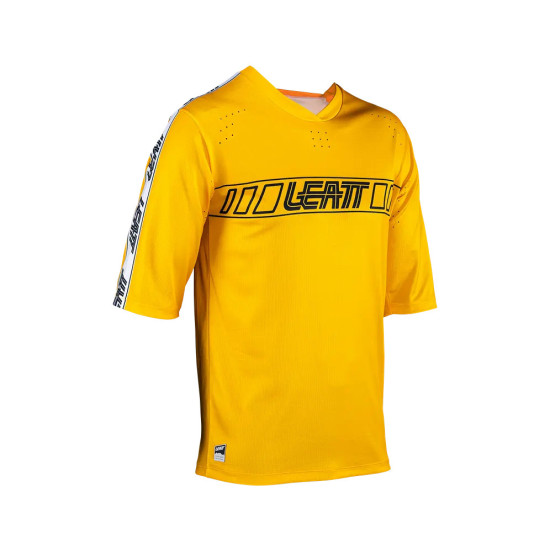 LEATT CYCLING JERSEY (CHILDREN'S) MTB ENDURO 3.0 JUNIOR JERSEY GOLD COLOR YELLOW SIZE XL (150-160 cm)