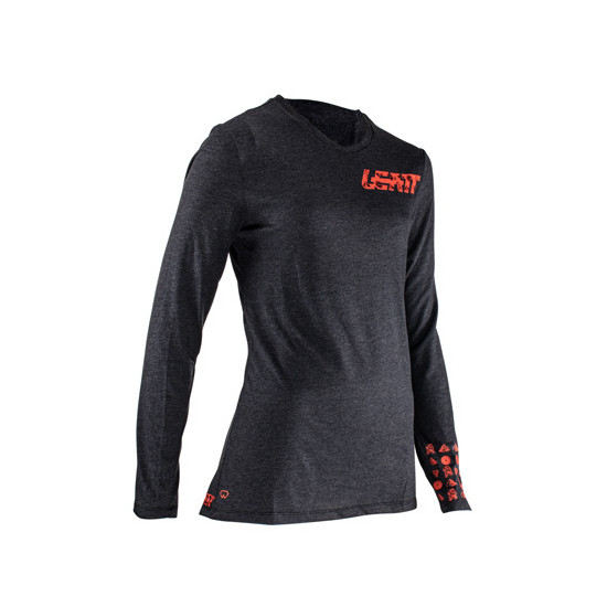 LEATT CYCLING JERSEY (WOMEN'S) MTB GRAVITY 2.0 JERSEY BLACK SIZE XL