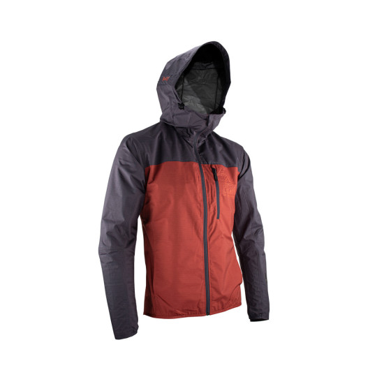 LEATT MTB CYCLING JACKET HYDRADRI 2.0 JACKET LAVA COLOR BURGUNDY / BLACK SIZE S