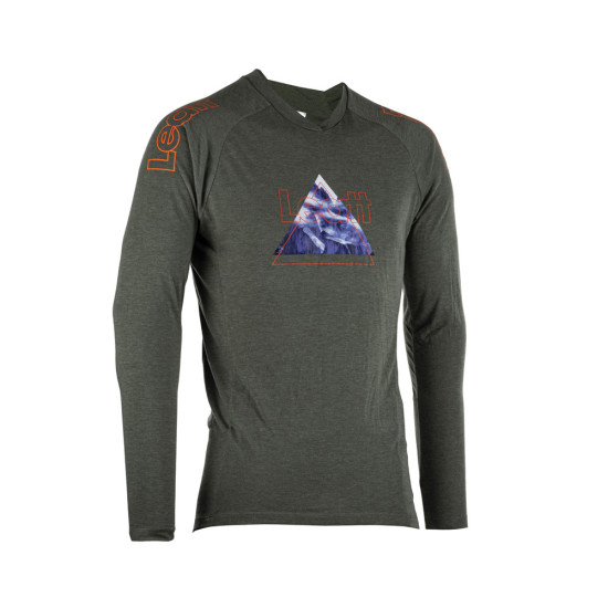 LEATT GRAVITY 2.0 MTB DVIRAČIŲ MARŠKINĖLIAI, PUŠIES, GRAFITO MĖLYNOS, XL DYDŽIO