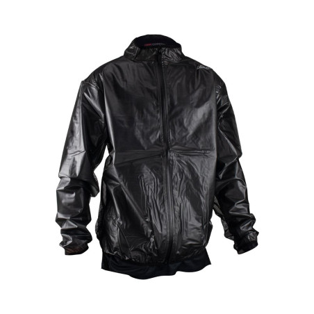 LEATT (2022/2023) rain jacket transparent RACECOVER SMOKE color black size M