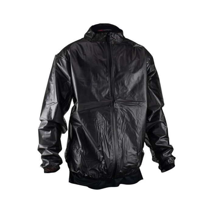 LEATT (2022/2023) rain jacket transparent RACECOVER SMOKE color black size S
