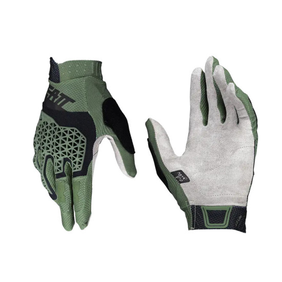 LEATT CYCLING GLOVES MTB 4.0 LITE GLOVE SPINACH COLOR GREEN / BLACK SIZE S