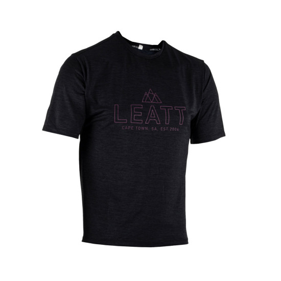 LEATT CYCLING JERSEY MTB TRAIL 1.0 JERSEY BLACK SIZE S