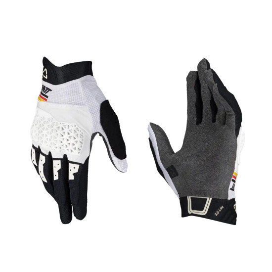 LEATT CYCLING GLOVES MTB 3.0 LITE GLOVE WHITE COLOR WHITE / BLACK SIZE S