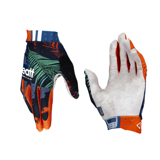 LEATT MTB 2.0 X-FLOW GLOVE JUNGLE NAVY / RED SIZE S