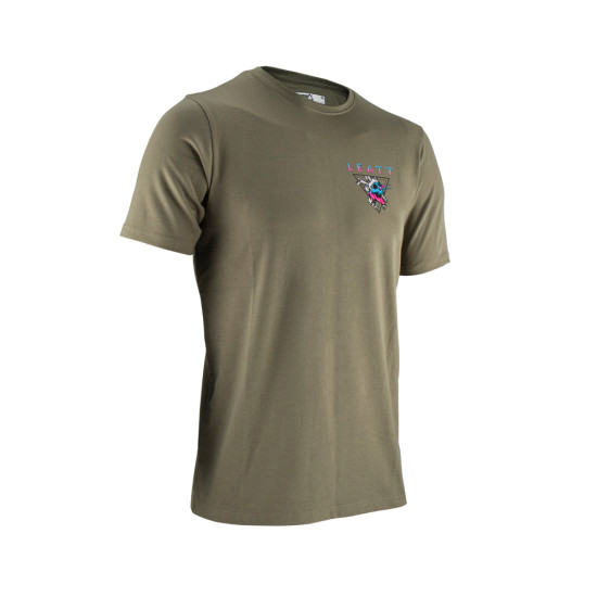 LEATT (NEW 2023) T-SHIRT CORE PINE color green size M