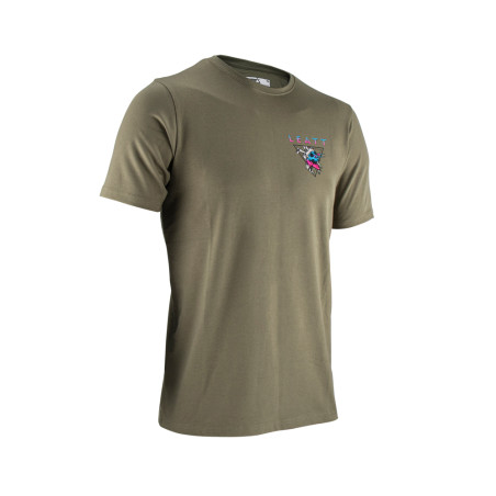 LEATT (NEW 2023) T-SHIRT CORE PINE color green size XL