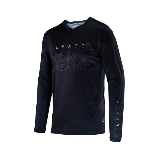 LEATT MTB GRAVITY 3.0 JERSEY BLACK SIZE M