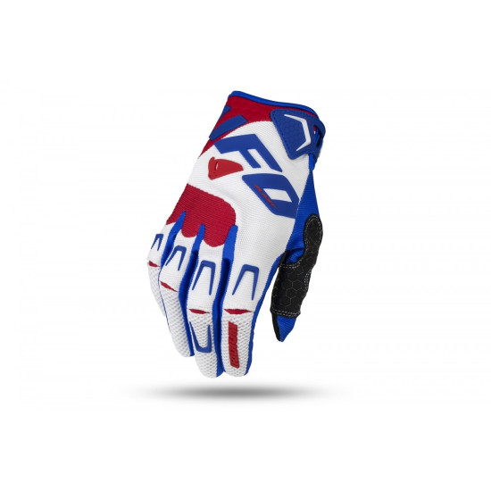 UFO gloves IRIDIUM CROSS / E-BIKE color white size L - UFO collection 2022