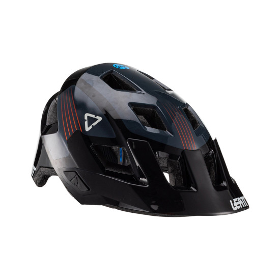 LEATT VAIKIŠKAS DVIRAČIŲ ŠALMAS MTB ALLMTN 1.0 JUNIOR V22 ŠALMAS, JUODOS SPALVOS, JUODA / TAMSI MĖLYNA, DYDIS XS (50-54 
