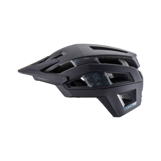 LEATT dviračio šalmas MTB TRAIL 3.0 V22 šalmas, juodos spalvos, juodos spalvos, dydis L (59-63 cm)
